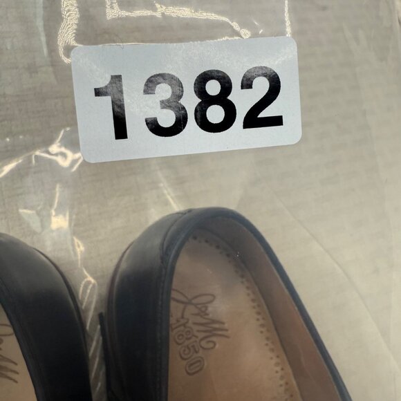 Johnston & Murphy Shoes Men's Size 10D Black Cap Toe Oxford Brogue Leather Dress - Picture 8 of 8